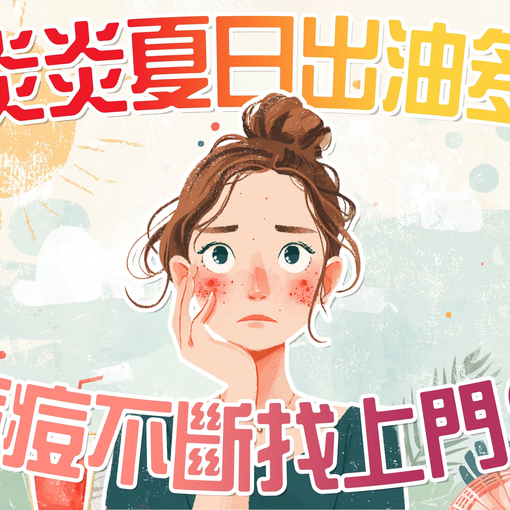 ☀️夏日炎炎，悶熱潮濕，痘痘冒不停？